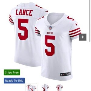 Selling a Trey Lance Nike Vapor Elite 49ers jersey. Size 40